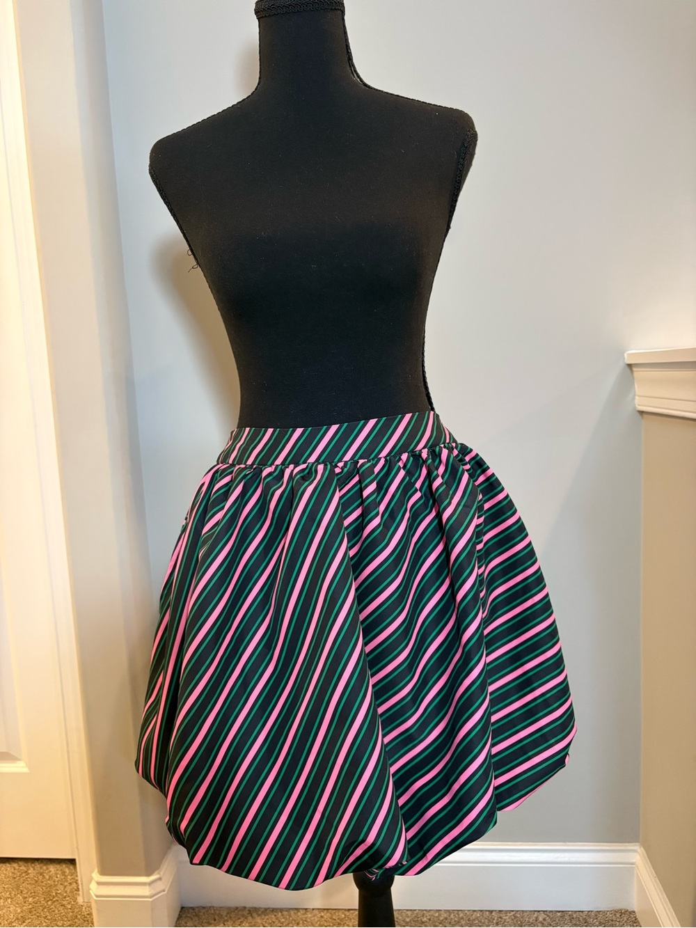 NWOT Wicked by Paul Tazewell Striped Mini Bubble Skirt - Size S